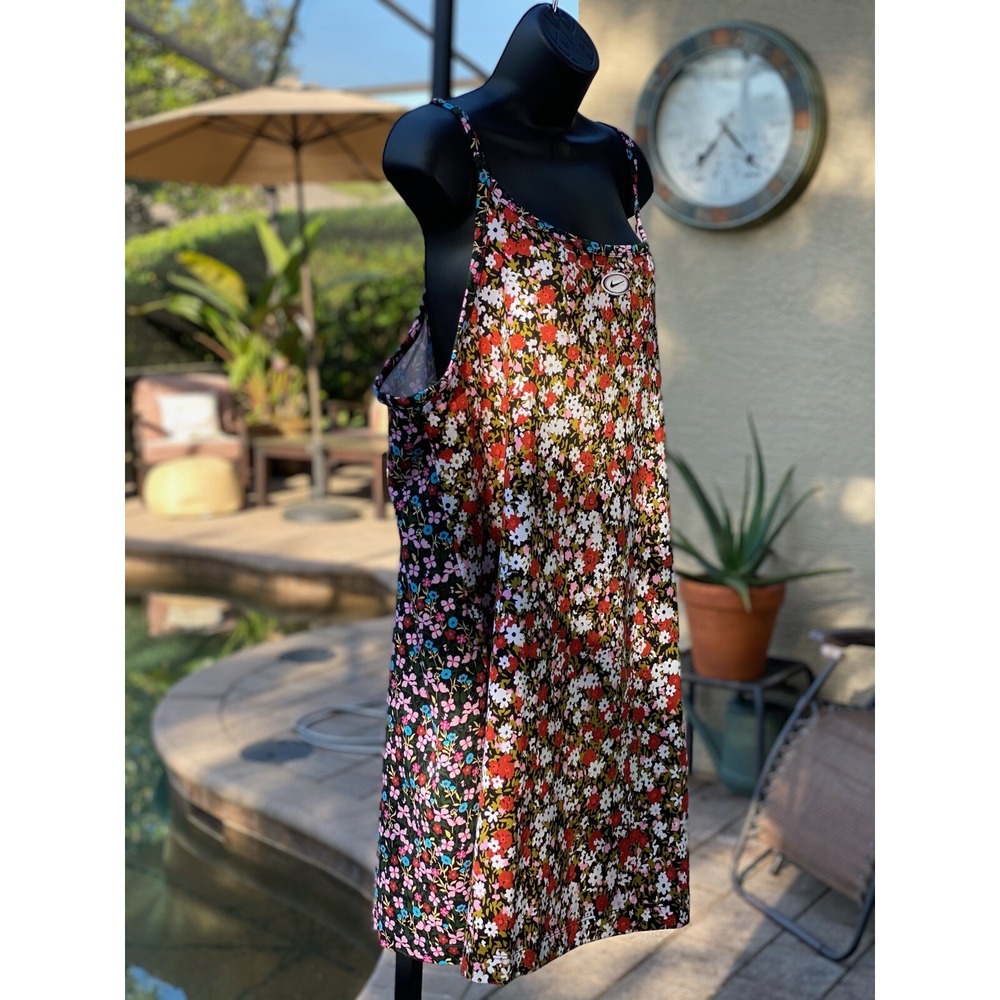 Nike Sportswear Floral Tank Dress Sleeveless Women 2X NWT - Picture 7 of 10